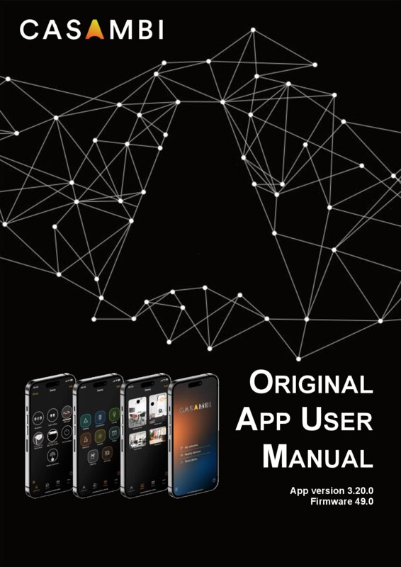 Casambi App User Manual cover
