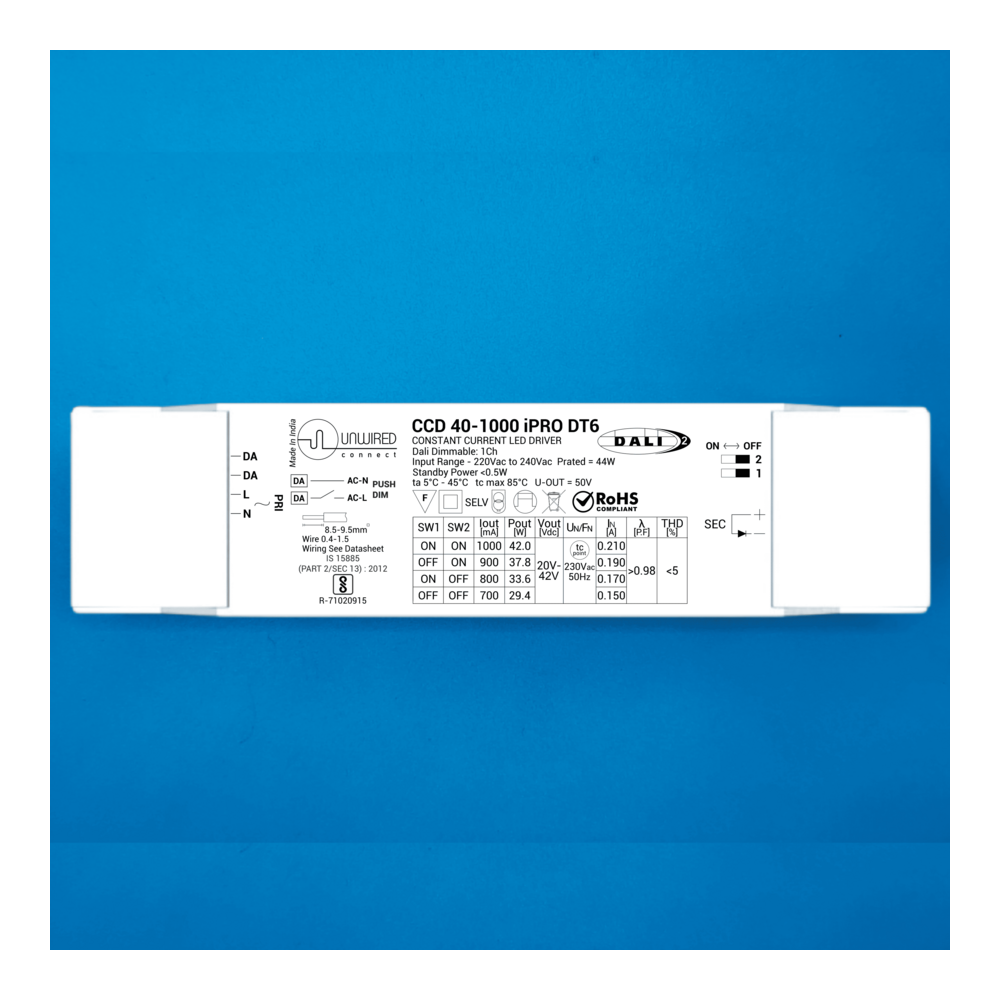 CCD 40-1000 iPRO DT6 DALI-2 LED driver