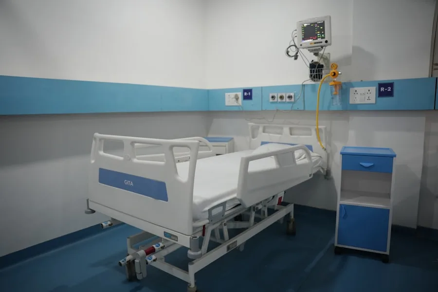 Healthcare facility with clean lighting
