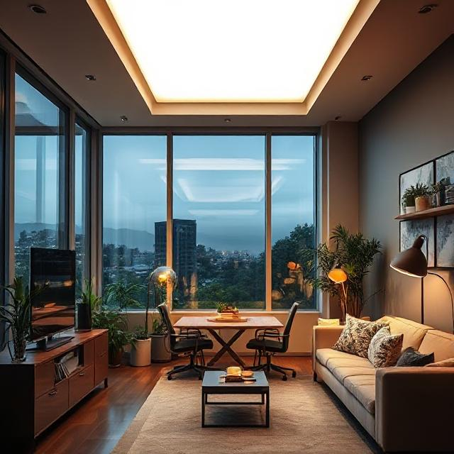 Wireless lighting control installation