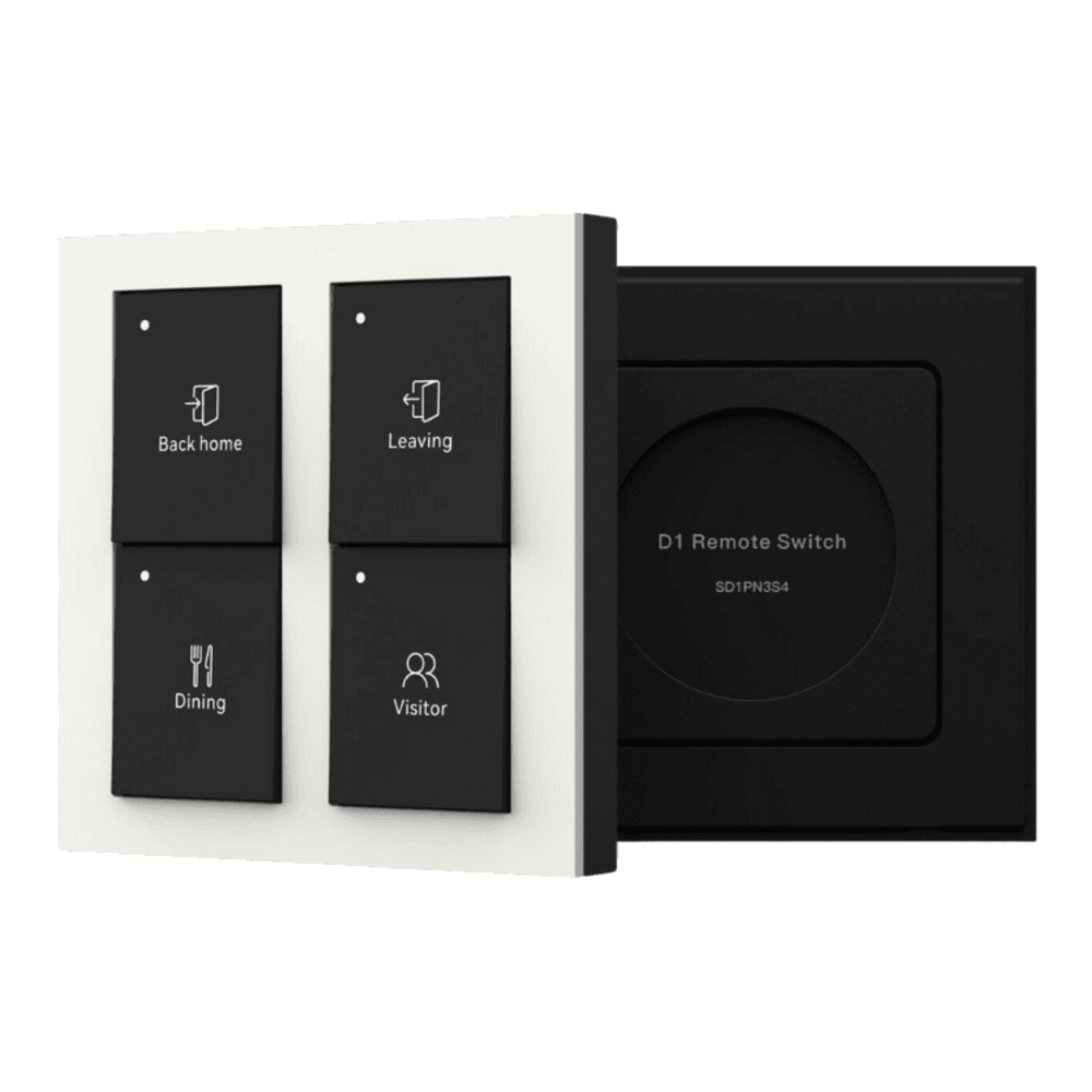 Siqitech D1 4-Button — White finish
